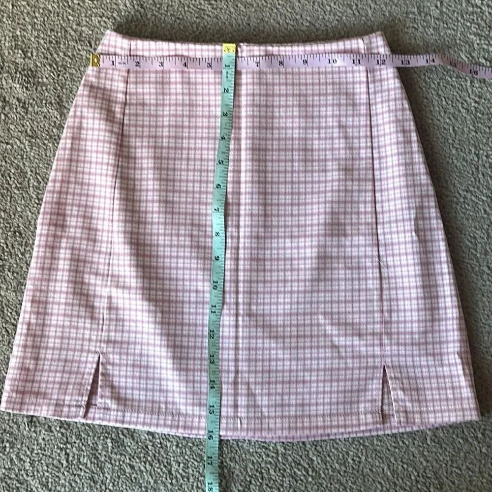 Brandy Melville Plaid Cara Mini Skirt!